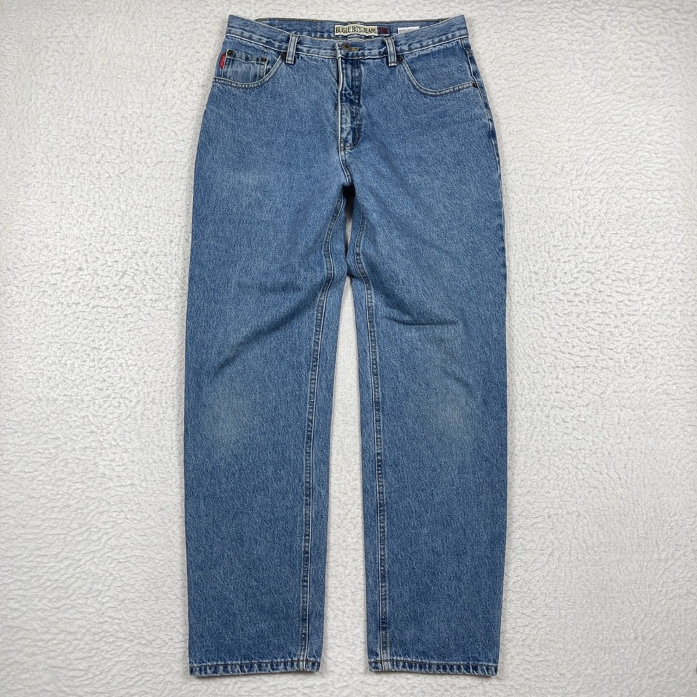 Bugle Boy Jeans Mens 32x32 Fit 32x30 Blue Straight Vintage 90s Street Y2K Skate